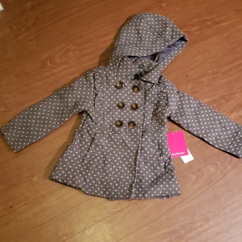 Polka dot winter jacket